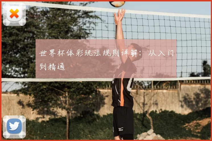 世界杯体彩玩法规则详解:从入门到精通