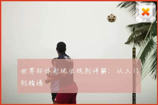 世界杯体彩玩法规则详解：从入门到精通